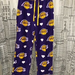 Rare Limited Edition NBA Lakers Purple Pajama Bottoms Unisex